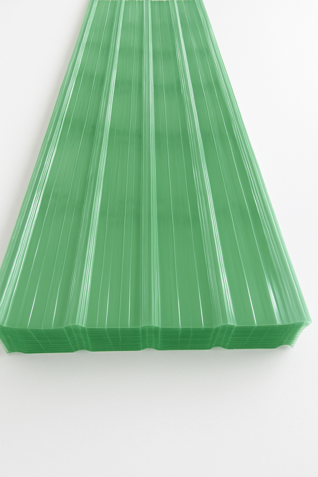 pvc high trapezoid sheet（Green）