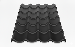  RESIN ROOF TILE Europe (Black)