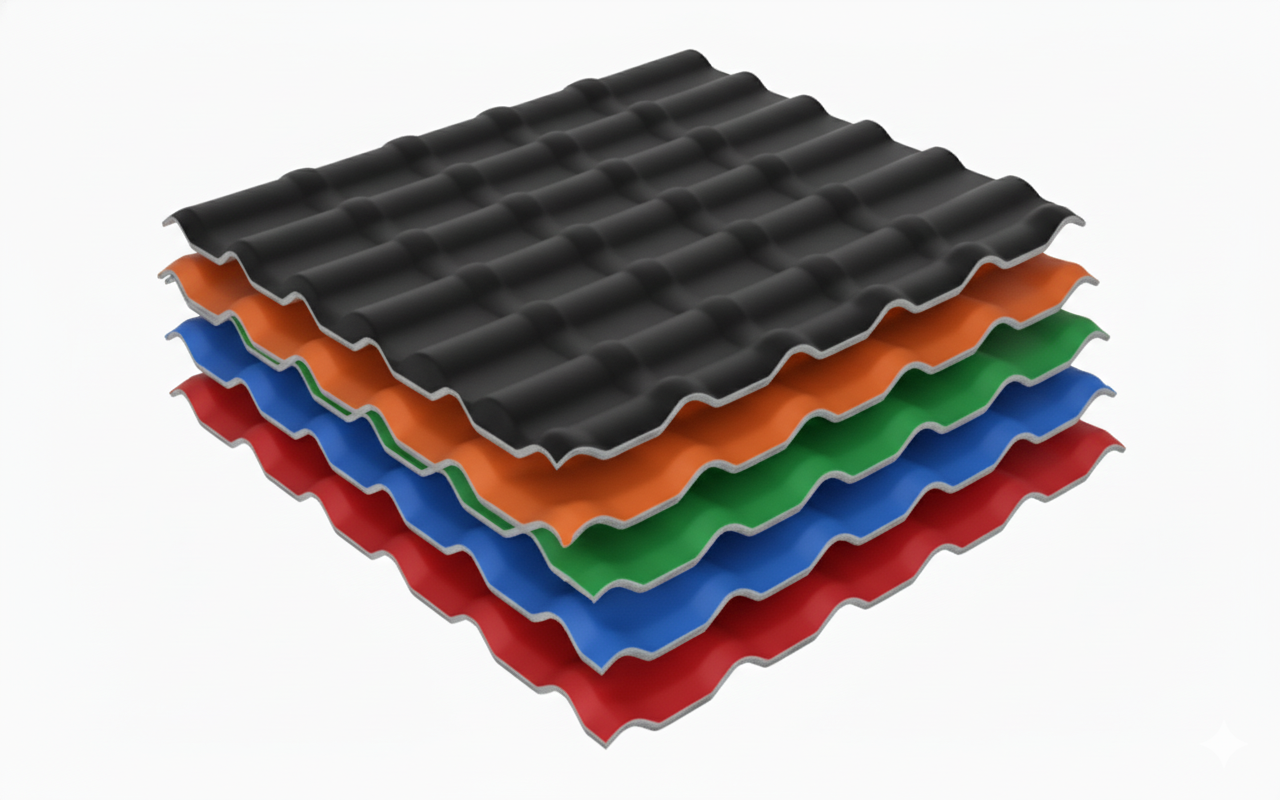  RESIN ROOF TILE (Royal Red)