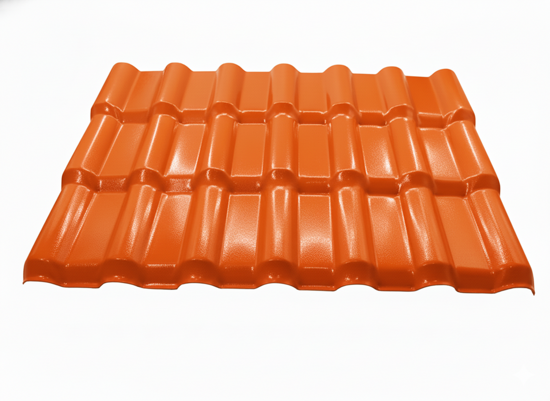 Synthetic Resin Roof Tile （Orange）