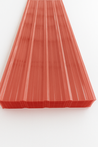 pvc high trapezoid sheet （Red）