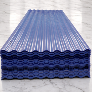 pvc corrugated sheet （Blue）