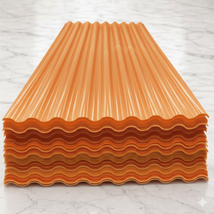 pvc corrugated sheet （Red）
