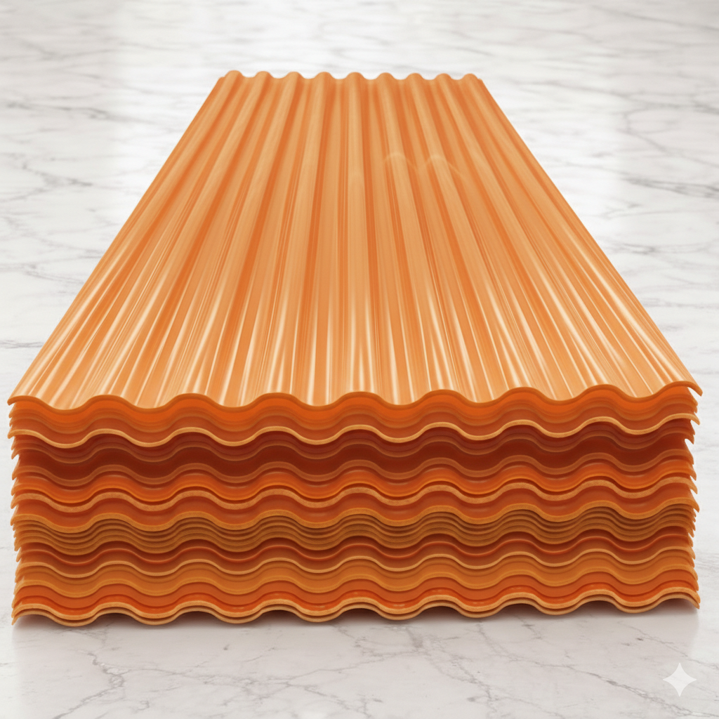 pvc corrugated sheet （Green）