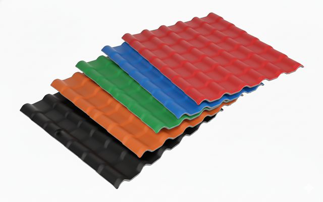  RESIN ROOF TILE (Royal Blue)