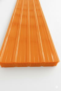 pvc high trapezoid sheet （Brown）
