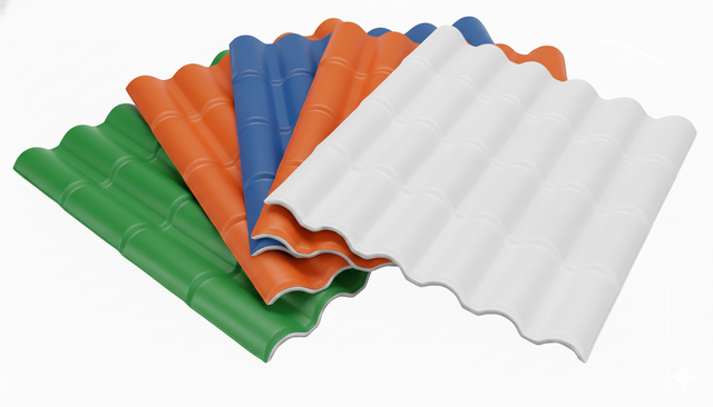 RESIN ROOF TILE ( Roma White ) 