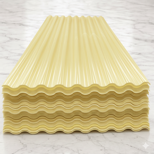 pvc corrugated sheet （Yellow）