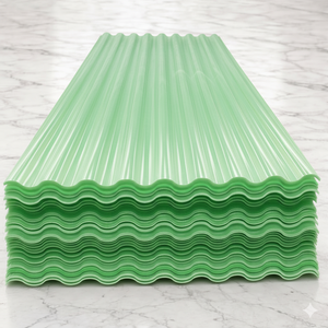 pvc corrugated sheet （Green）