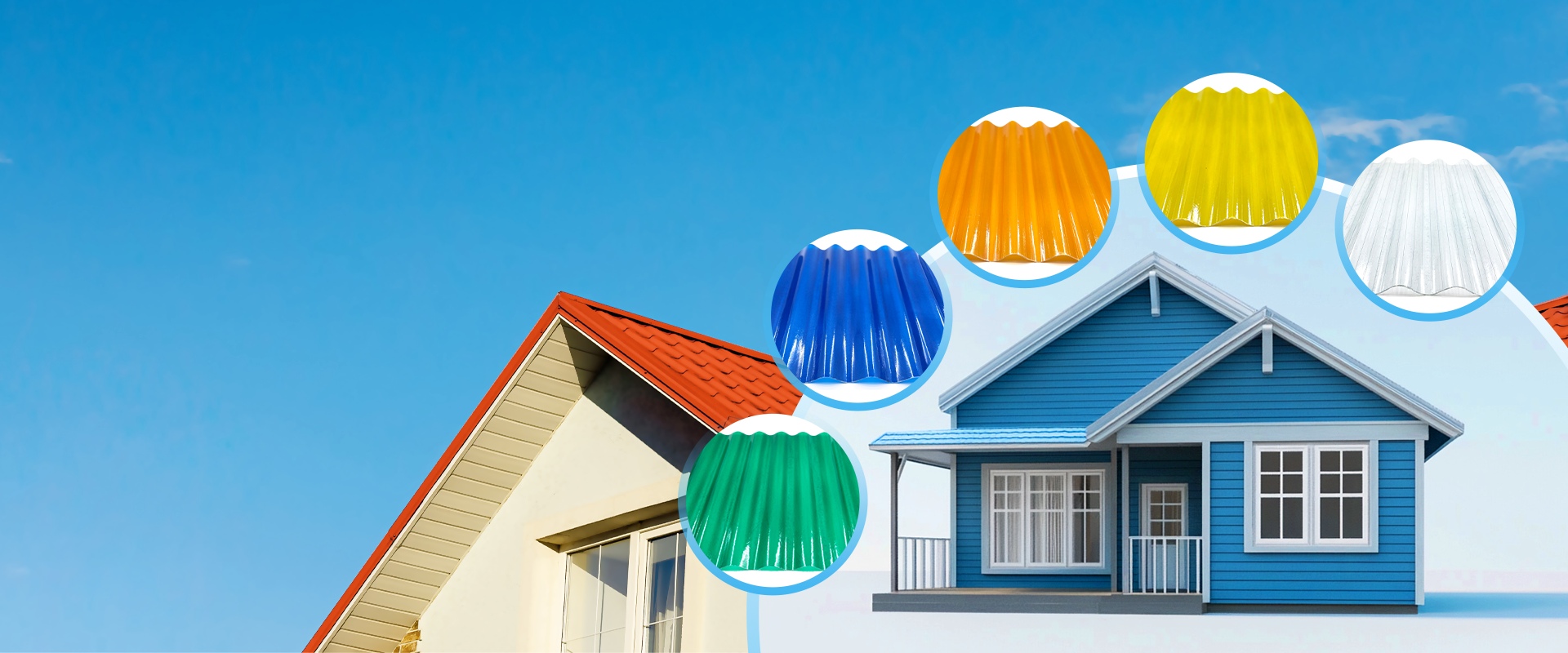 FRP roof tile materials